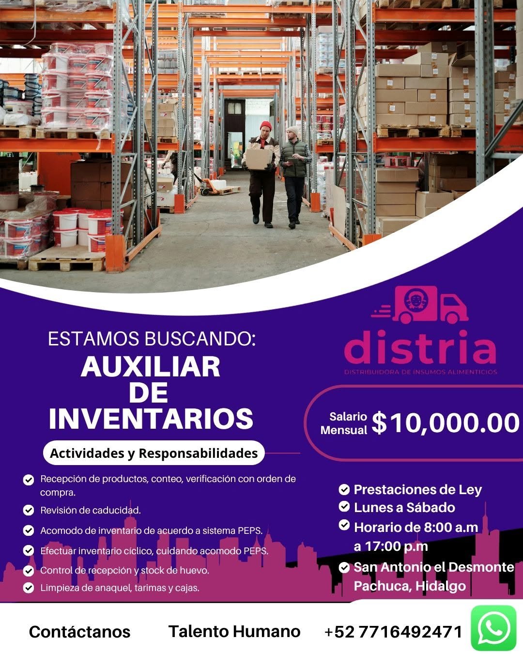 Auxiliar Inventarios