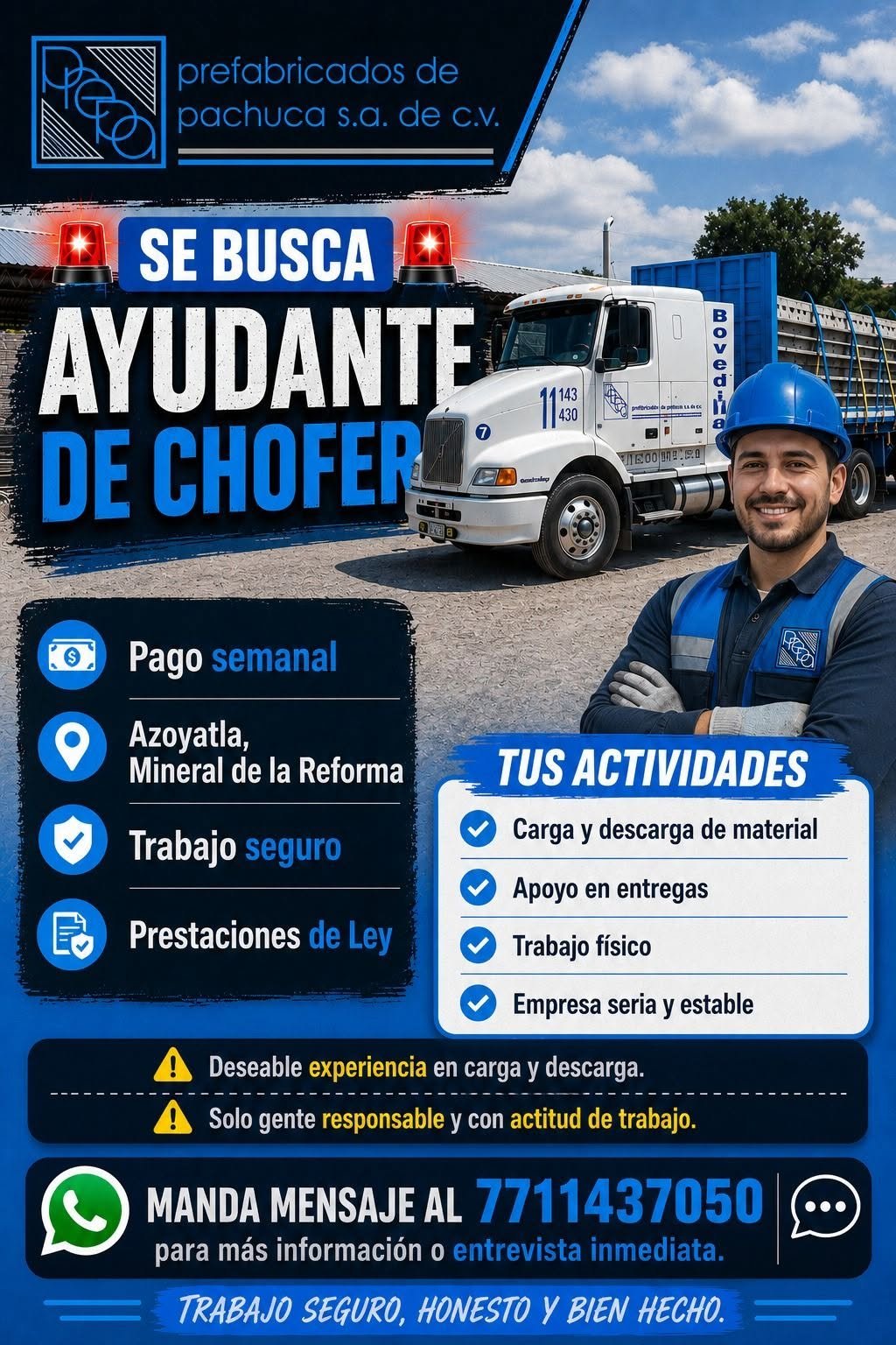 Ayudante de Chofer