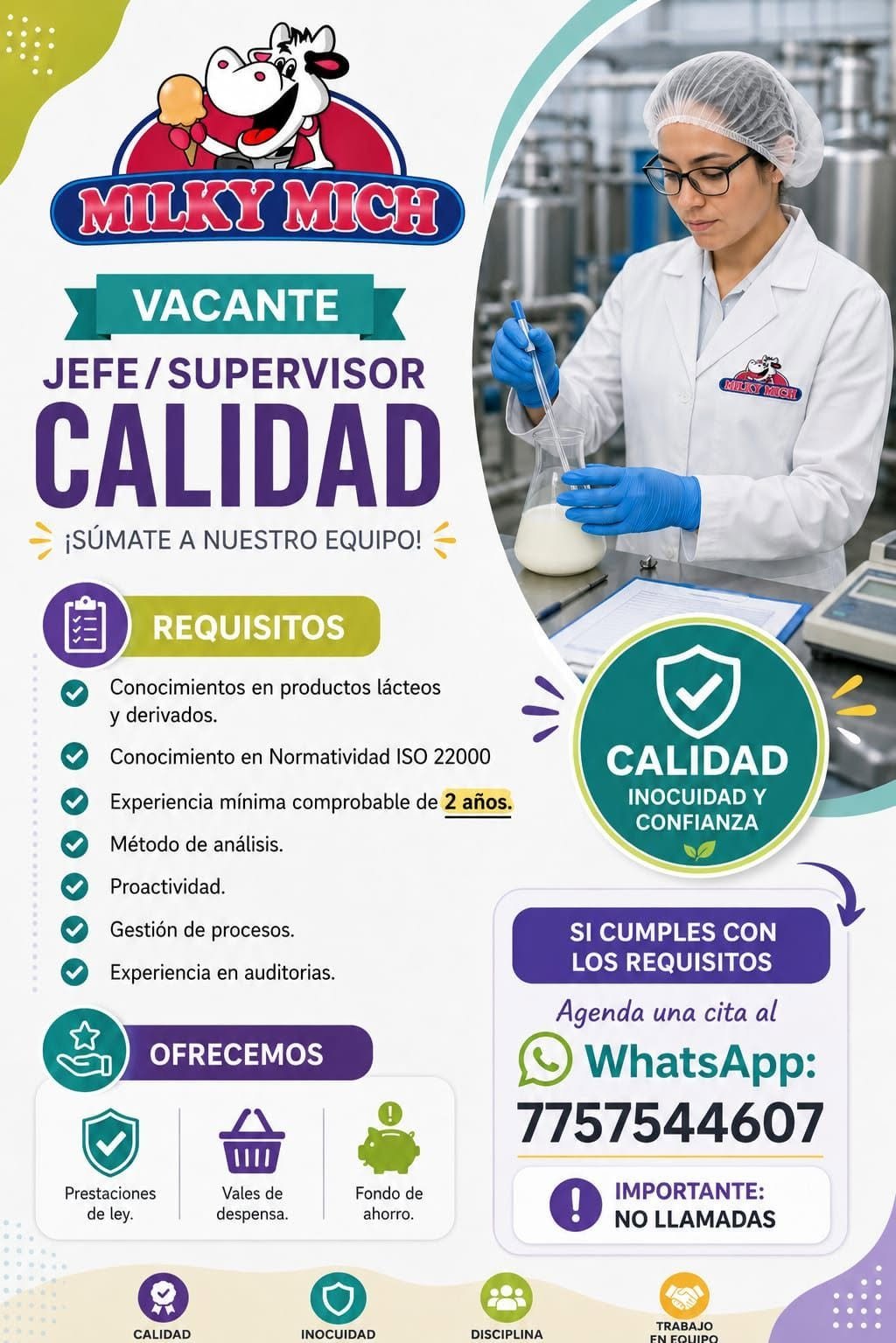 Supervisor de Calidad